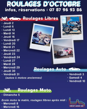 Circuit de l'Auxois - Calendrier d'Octobre